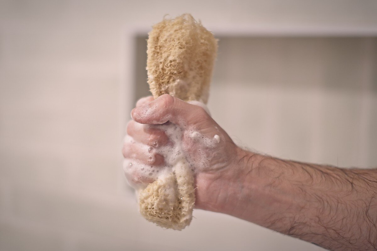 Good Bloke Natural Loofah for every day shower and bath.